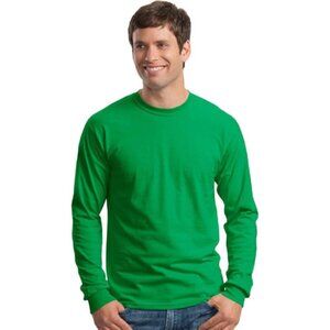 Adult Ultra Cotton® 6 oz. Long-Sleeve T-Shirt - G240 - 2XL